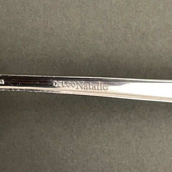 Delco Natalie Stainless Steel Spoons Flatware Lot of 2 - Picture 5 of 6